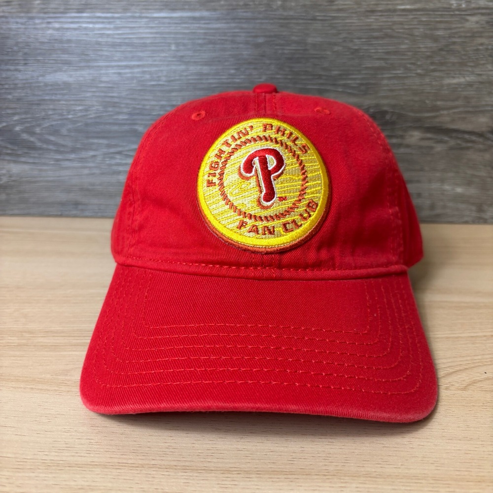 Philadelphia Phillies Hat Cap Strap Back Red MLB Baseball Fightin Phils Fan Club
